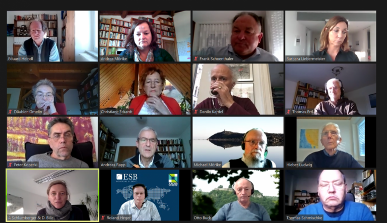 Online-Meeting Jurysitzung