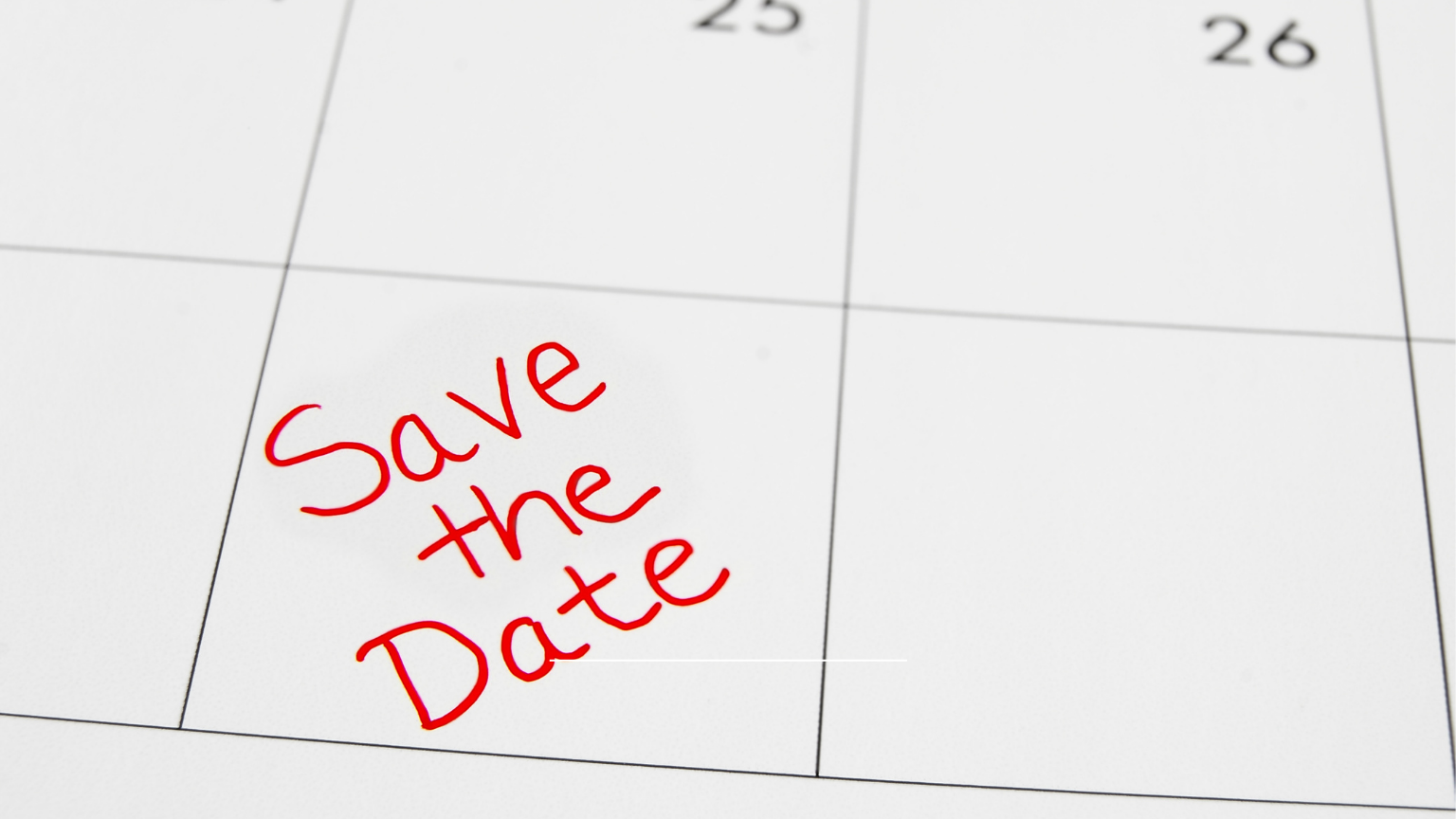 save the date